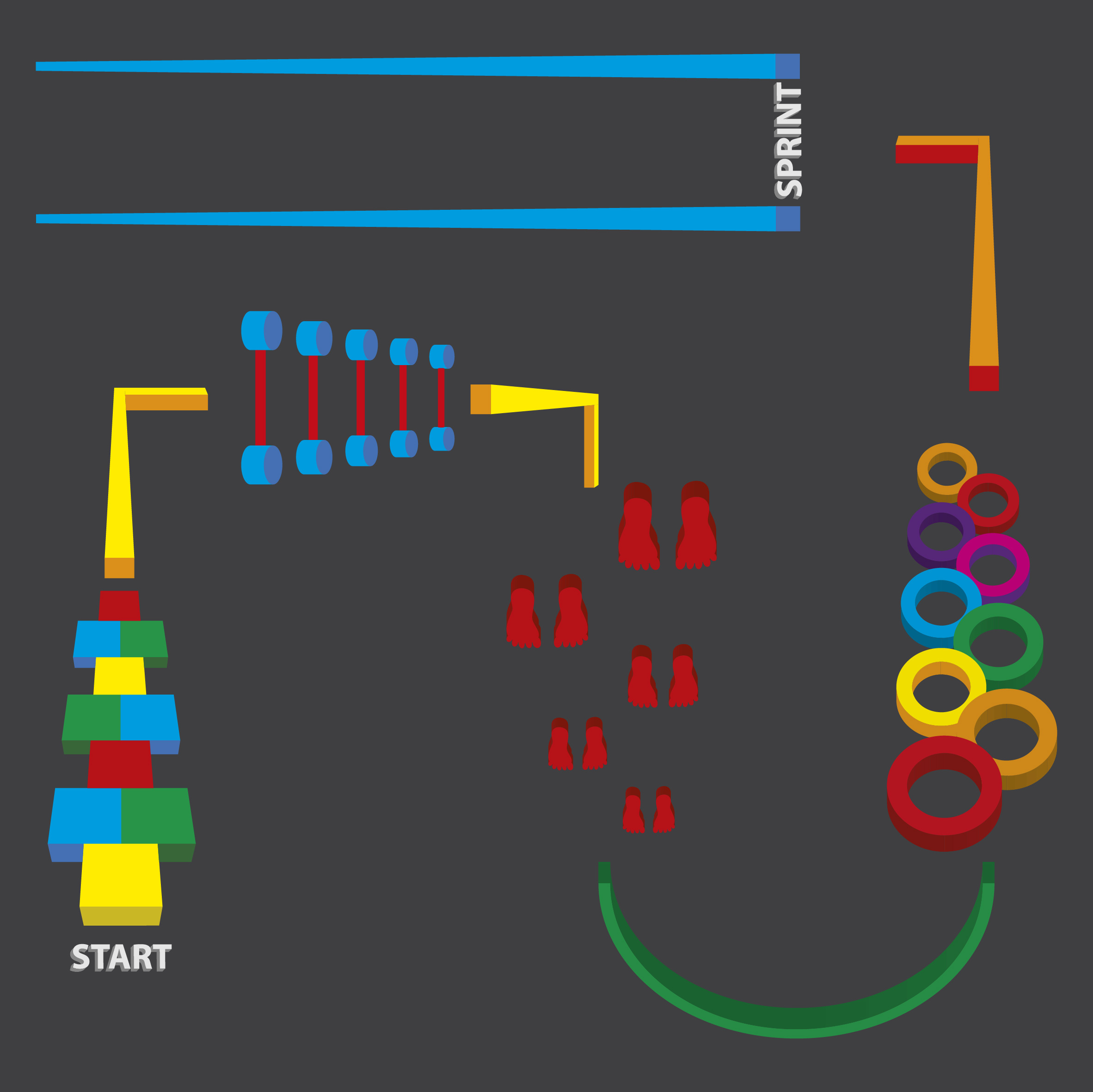 3D Fun Fitness Trail 